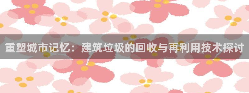 乐发茶楼团购平台官网：重塑城市记忆：建筑垃圾的回收与再利用技术探讨