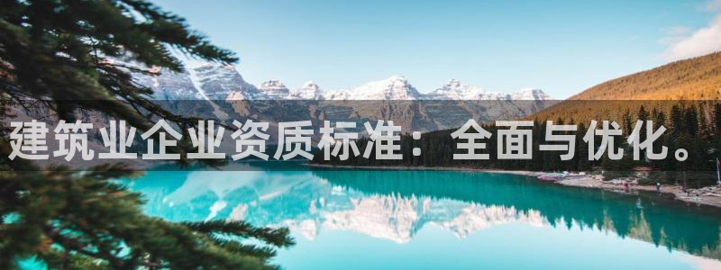 乐发ii彩票平台怎么样：建筑业企业资质标准：全面与优化。